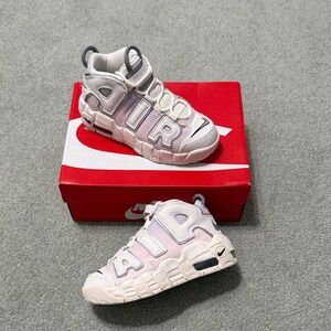 NIB Nike Air More Uptempo '96 Thank You, Wilson' shoes (DQ0515-100) Kids Size 1